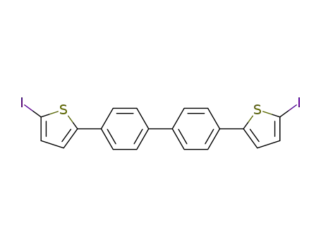Molecular Structure of 1379804-12-2 (4,4'-di(5-iodothien-2-yl)biphenyl)