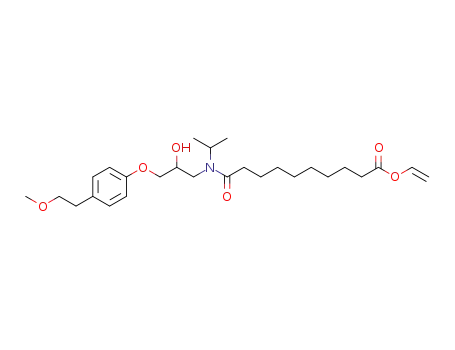 N-(9-vinyloxycarbonylnonanoyl)metoprolol