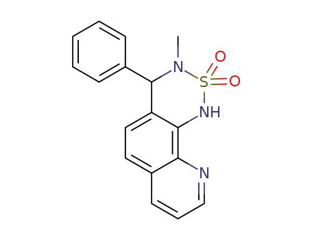 2-Methyl-1-phenyl-1,4-dihydro-2H-3-thia-2,4,5-triaza-phenanthrene 3,3-dioxide