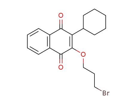 2-(3-bromopropoxy)-3-cyclohexylnaphthalene-1,4-dione