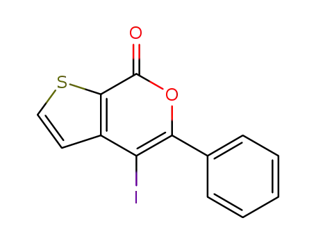 4-iodo-5-phenyl-7H-thieno[2,3-c]pyran-7-one