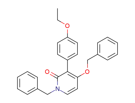 1-benzyl-4-benzyloxy-3-(4-ethoxyphenyl)pyridin-2(1H)-one