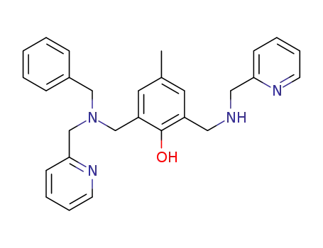 2-[(N-benzyl-2-pyridylmethylamino)]-4-methyl-6-[N-(2-pyridylmethyl)aminomethyl]phenol