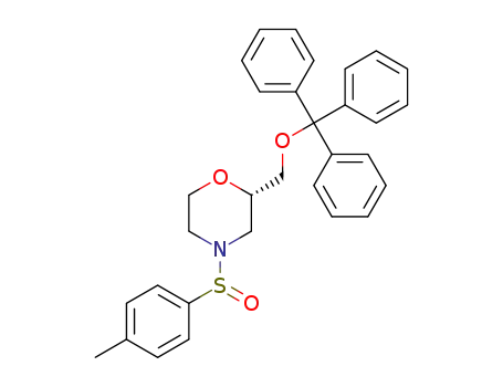 (2S)-4-(p-tolylsulfinyl)-2-[(trityloxy)methyl]morpholine
