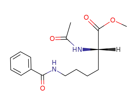 Molecular Structure of 79251-83-5 (N-acyl-N<sup>ε</sup>-benzoyl-L-lysine methyl ester)