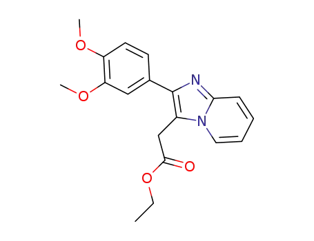 ethyl 2-(2-(3,4-dimethoxyphenyl)imidazo[1,2-a]pyridin-3-yl)acetate