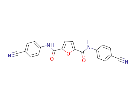 N,N'-di-(4-cyanophenyl)-(furan-2,5-diyl)-carboxamide