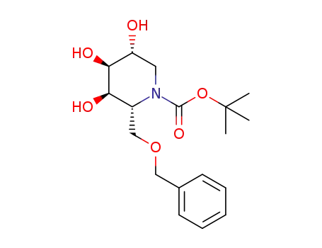 tert-butyl (2R,3R,4S,5R)-2-benzyloxymethyl-3,4,5-trihydroxypiperidine-1-carboxylate