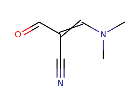 Molecular Structure of 13974-68-0 (3-dimethylamino-2-formyl-prop-2-enenitrile)