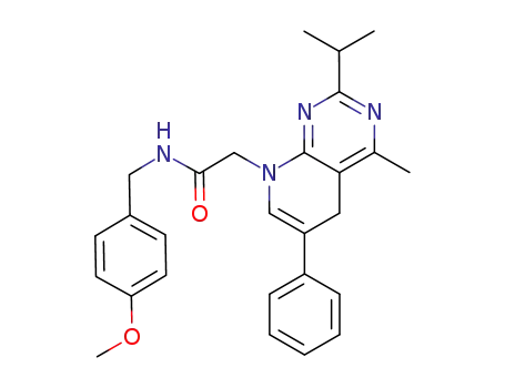 2-(2-isopropyl-4-methyl-6-phenylpyrido[2,3-d]pyrimidin-8(5H)-yl)-N-(4-methoxybenzyl)acetamide