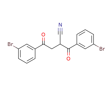 2-(3-bromobenzoyl)-4-(3-bromophenyl)-4-oxobutanenitrile
