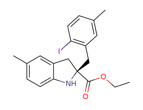 (S)-ethyl 2-(2-iodo-5-methylbenzyl)-5-methylindoline-2-carboxylate