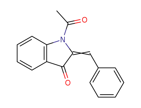 3H-Indol-3-one, 1-acetyl-1,2-dihydro-2-(phenylmethylene)-