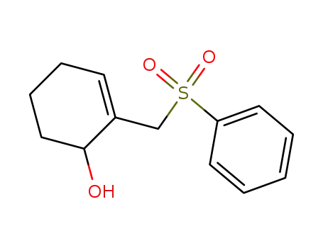 Molecular Structure of 107473-12-1 (2-Benzenesulfonylmethyl-cyclohex-2-enol)