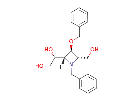 N-benzyl-3-O-benzyl-2,4-dideoxy-2,4-imino-L-talitol
