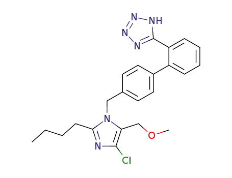 Molecular Structure of 114798-94-6 (Losartan Methyl Ether)