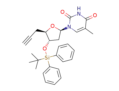 3'-O-tert-butyldiphenylsilyl-5'-deoxy-5'-ethynylthymidine