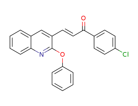 3-(2-phenoxyquinolin-3-yl)-1-(4-chlorophenyl)-2-propen-1-one