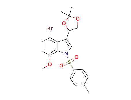 C<sub>21</sub>H<sub>22</sub>BrNO<sub>5</sub>S