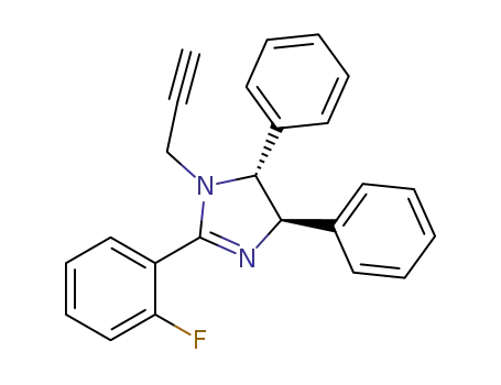 (4R,5R)-2-(2-fluorophenyl)-4,5-diphenyl-1-(prop-2-yn-1-yl)-4,5-dihydro-1H-imidazole