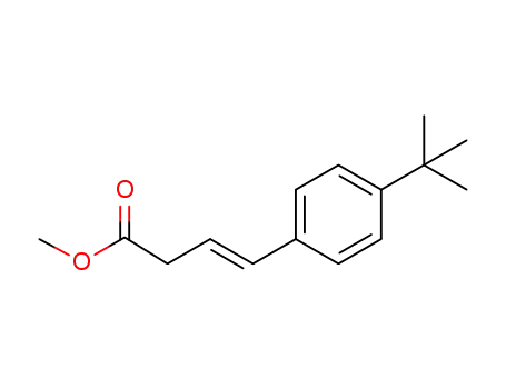 Molecular Structure of 1250907-66-4 (methyl (E)-4-(4-tert-butylphenyl)-3-butenoate)