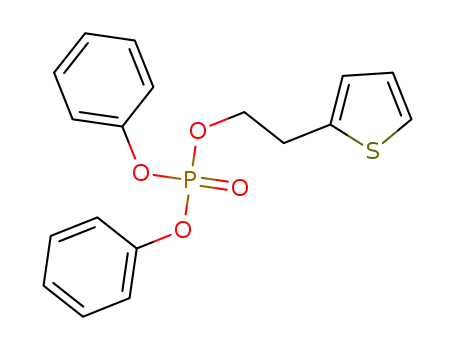 Molecular Structure of 1414891-49-8 (diphenyl 2-(thiophen-2-yl)ethyl phosphate)