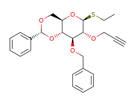ethyl 3-O-benzyl-4,6-O-benzylidene-2-O-propargyl-1-thio-β-D-glucopyranoside