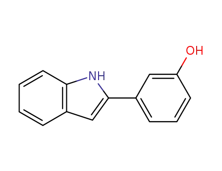 Molecular Structure of 40756-70-5 (3-(1H-INDOL-2-YL)-PHENOL)