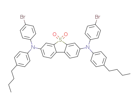3,7-bis(N-(4-bromophenyl)-N-(4-n-butylphenyl)amine)dibenzothiophene-S,S-dioxide