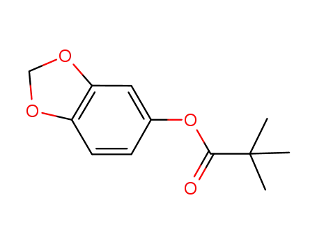 Molecular Structure of 1228374-09-1 (benzo[d][1,3]dioxol-5-yl pivalate)