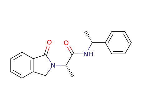 (2S)-2-(1,3-dihydro-1-oxo-2H-isoindol-2-yl)-N-[(1R)-1-phenylethyl]propanamide