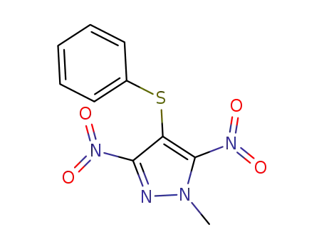 1-methyl-3,5-dinitro-4-(phenylthio)-1H-pyrazole