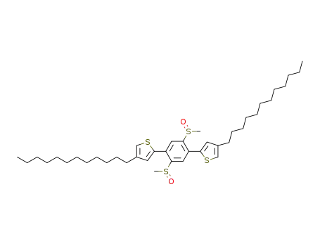5,5′-(2,5-bis(methylsulfinyl)-1,4-phenylene)bis(3-dodecylthiophene)