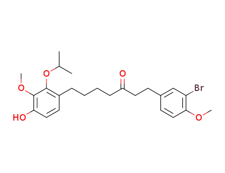 1-(3-bromo-4-methoxyphenyl)-7-(4-hydroxy-2-isopropoxy-3-methoxyphenyl)heptan-3-one