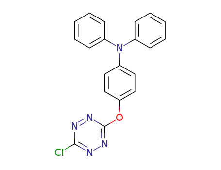 Molecular Structure of 1374356-15-6 (3-chloro-6-[4-(diphenylamino)phenoxy]-1,2,4,5-tetrazine)