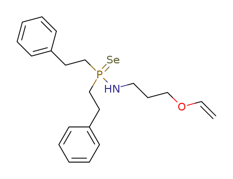 Molecular Structure of 1412872-36-6 (P,P-diphenethyl-N-[3-(vinyloxy)propyl]phosphinoselenoic amide)