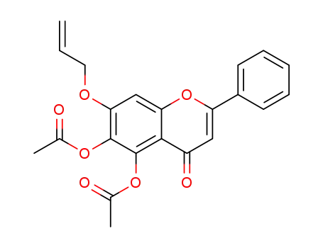 4-oxo-2-phenyl-7-(prop-2-en-1-yloxy)-4H-1-benzopyran-5,6-diyl diacetate