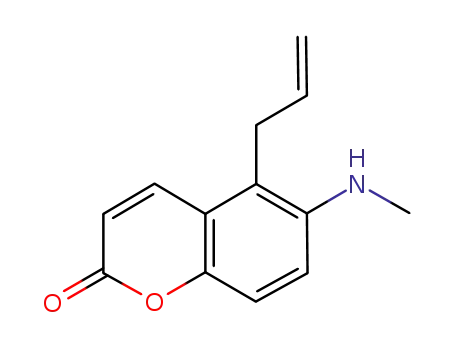 5-allyl-6-(methylamino)-2H-1-benzopyran-2-one