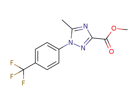 1-(4-trifluoromethylphenyl)-3-methoxycarbonyl-5-methyl-1,2,4-triazole