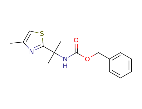 benzyl N-[1-methyl-1-(4-methylthiazol-2-yl)ethyl]carbamate