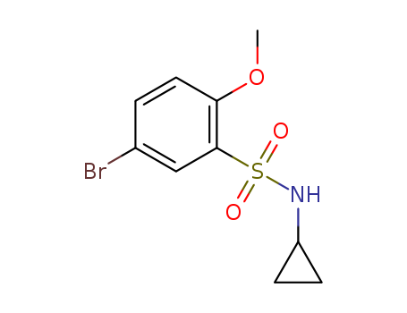 5-BROMO-N-CYCLOPROPYL-2-METHOXYBENZENESULFONAMIDE