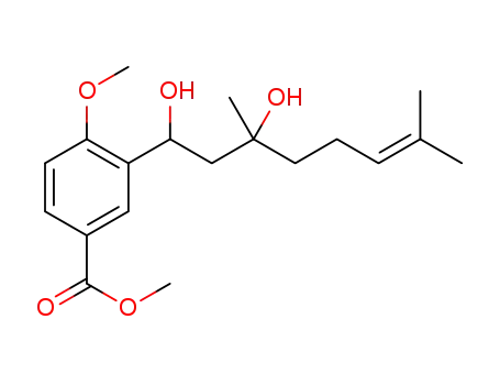 methyl 3-(1,3-dihydroxy-3,7-dimethyloct-6-en-1-yl)-4-methoxybenzoate