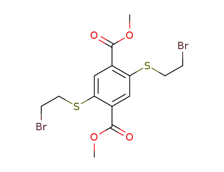 dimethyl 2,5-bis(2-bromoethylthio)terephthalate