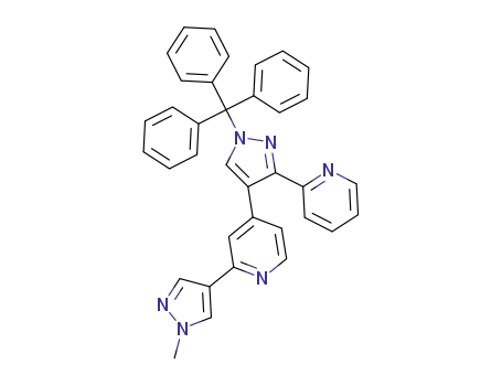 2-(1-methyl-1H-pyrazol-4-yl)-4-(3-(pyridin-2-yl)-1-trityl-1H-pyrazol-4-yl)pyridine