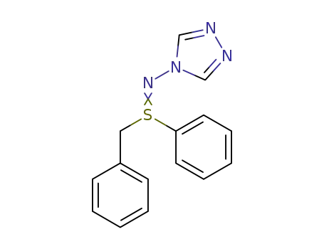 Molecular Structure of 1370551-65-7 (benzylphenyl-N-(1,2,4-triazol-4-yl)sulfilimine)