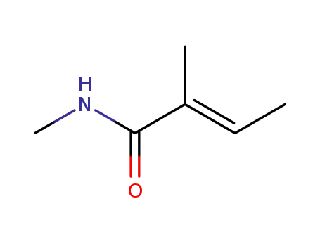 Molecular Structure of 1187-41-3 (2-Butenamide, N,2-dimethyl-, (E)-)