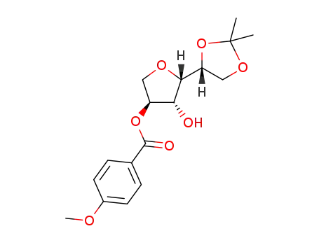 1,4-anhydro-5,6-O-isopropylidene-2-O-p-methoxybenzoyl-D-sorbitol
