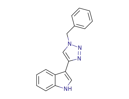 3-(1-benzyl-1H-1,2,3-triazol-4-yl)-1H-indole