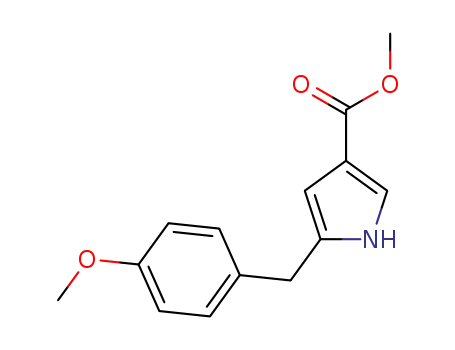 methyl 5-(4-methoxybenzyl)-1H-pyrrole-3-carboxylate