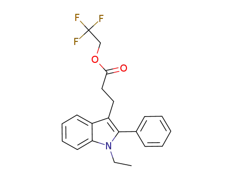 2,2,2-trifluoroethyl 3-(1-ethyl-2-phenyl-1H-indol-3-yl)propanoate